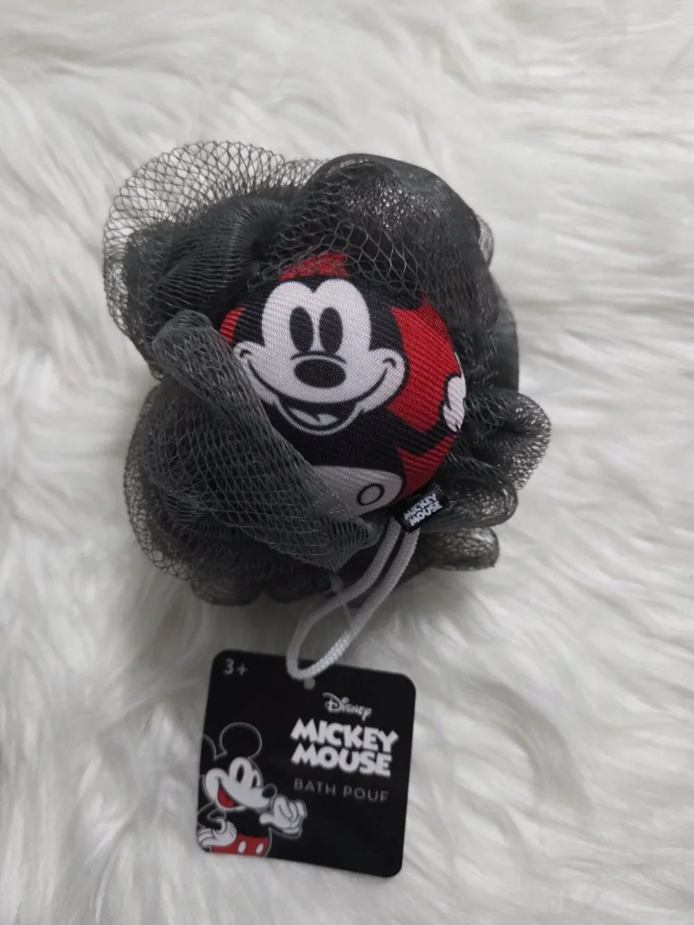Disney Mickey Mouse Bath Pouf & Scrubber Set
